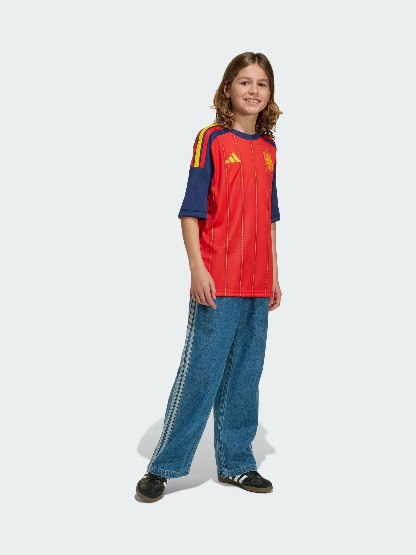 Dsiney Kidz - adidas Red Spain 26 Home Youth Football Shirt image 1