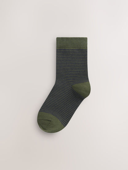 Multi Stripe Cotton Rich Socks 7 Pack image 3