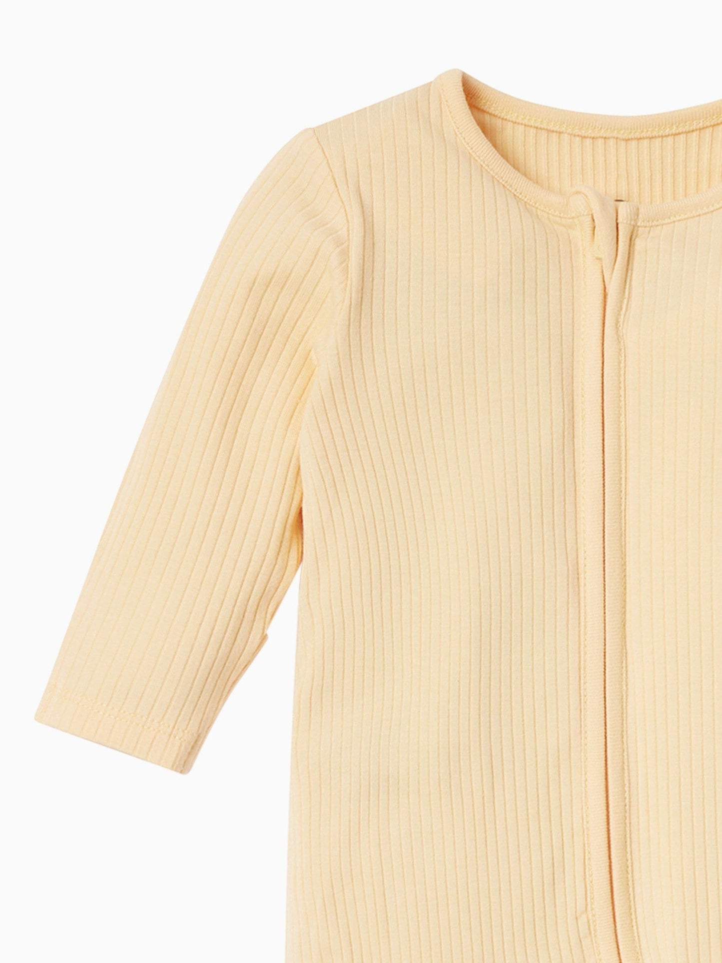 MORI Yellow Stretch Supersoft 2 Way Zip Sleepsuit image 4