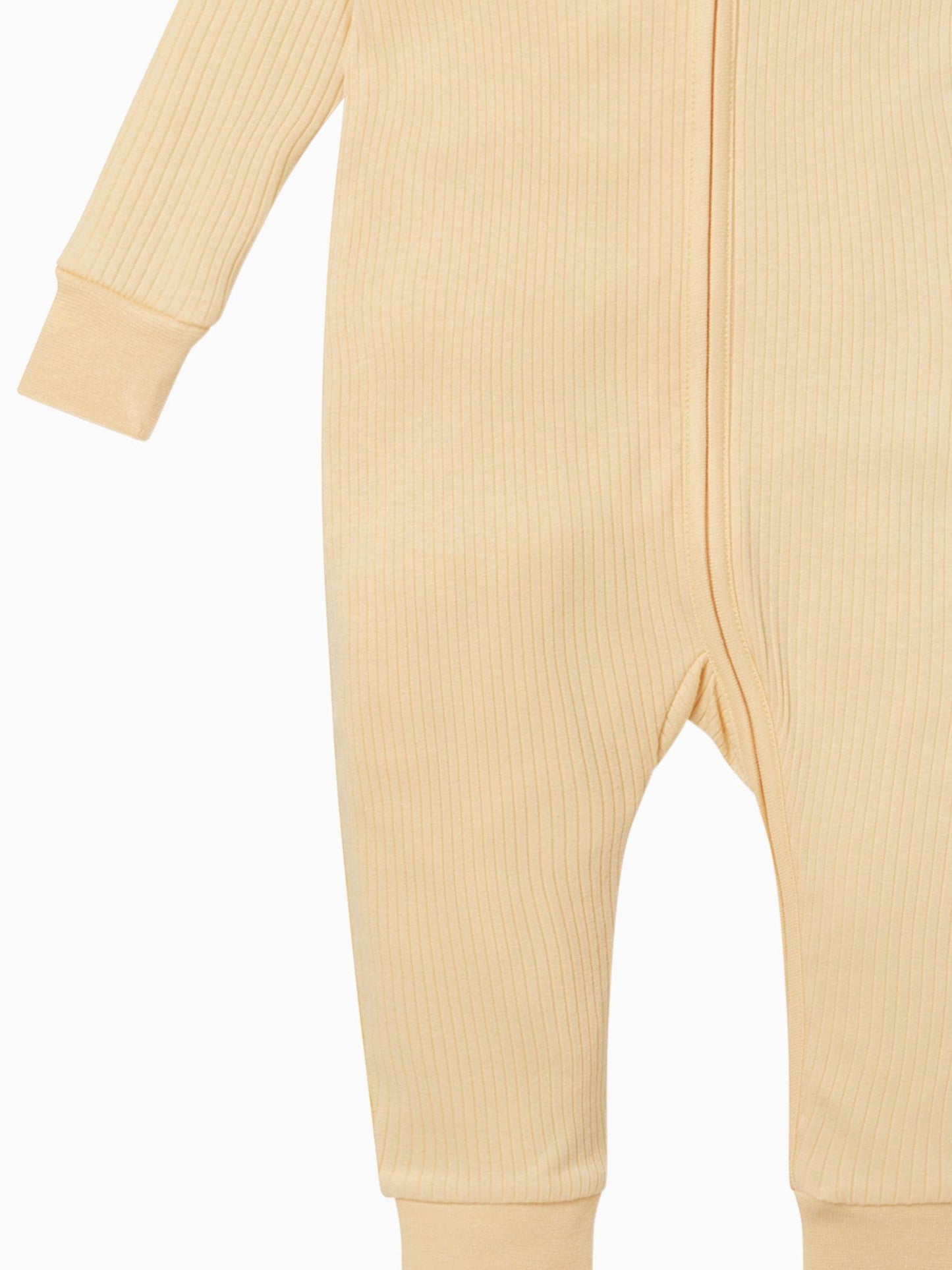 MORI Yellow Stretch Supersoft 2 Way Zip Sleepsuit image 5