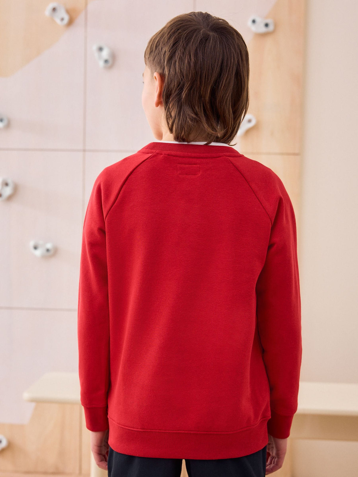 Dsiney Kidz - Red Crew Neck School Sweater (3-16yrs) image 3