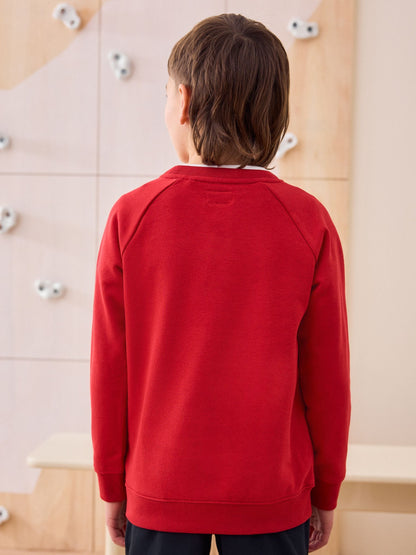 Dsiney Kidz - Red Crew Neck School Sweater (3-16yrs) image 3