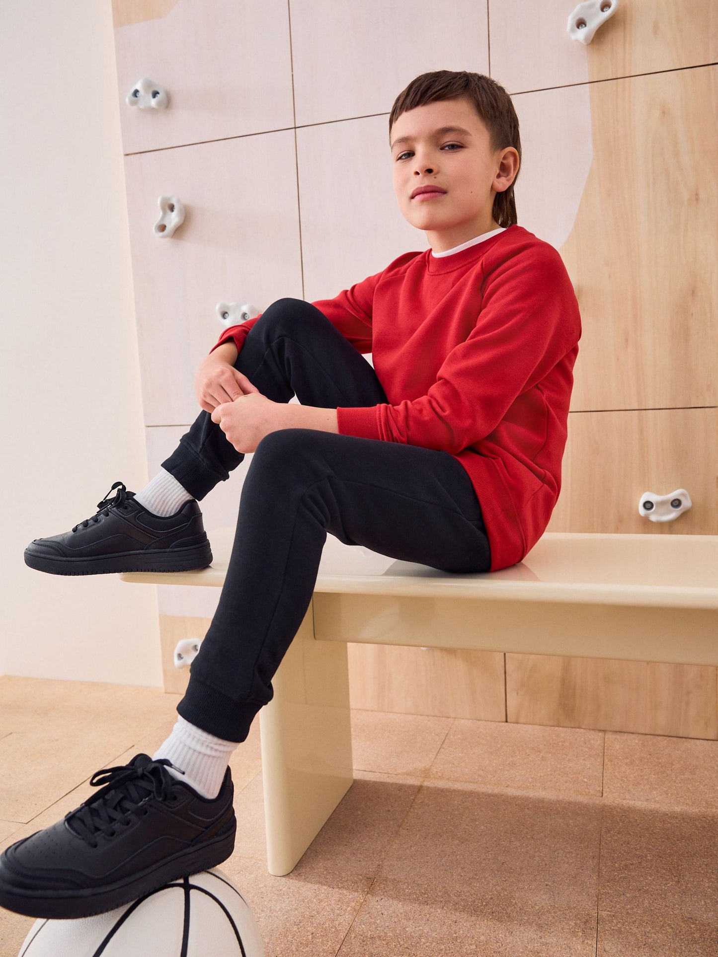 Dsiney Kidz - Red Crew Neck School Sweater (3-16yrs) image 4