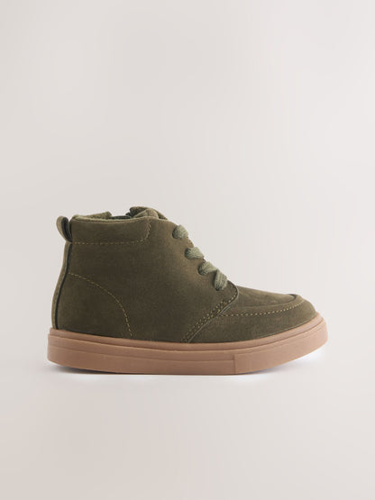 Green Standard Fit (F) Warm Lined Chukka Boots image 3
