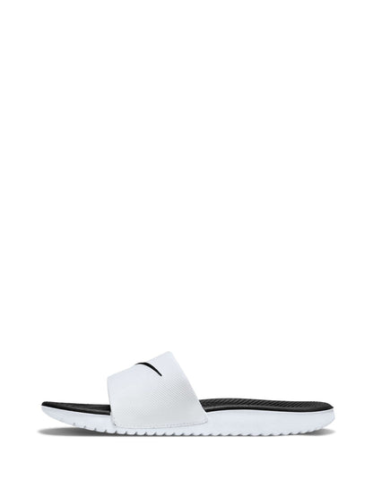 Nike White/Black Kawa Junior/Youth Sliders image 2