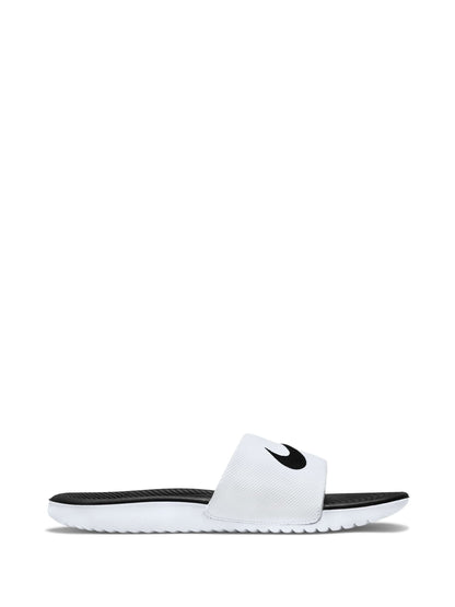 Nike White/Black Kawa Junior/Youth Sliders image 3