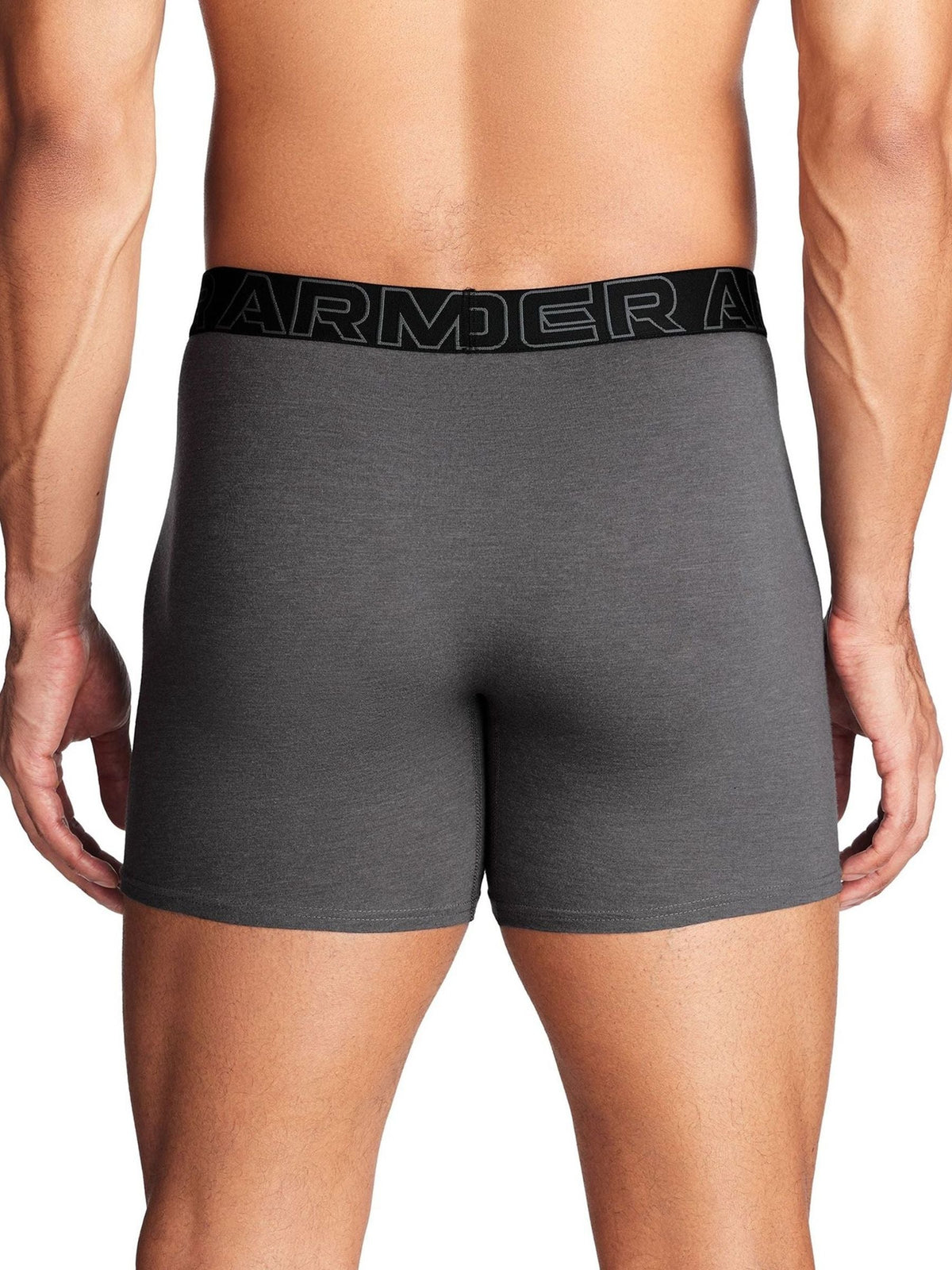 Dsiney Kidz - Under Armour Red/Grey Cotton Blend Performance Tech 6in Boxers 3 Pack image 3
