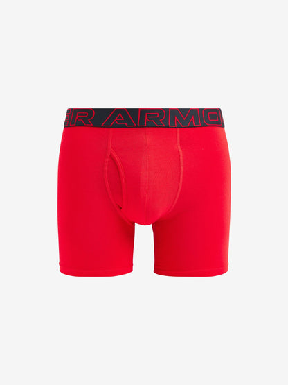 Dsiney Kidz - Under Armour Red/Grey Cotton Blend Performance Tech 6in Boxers 3 Pack image 5
