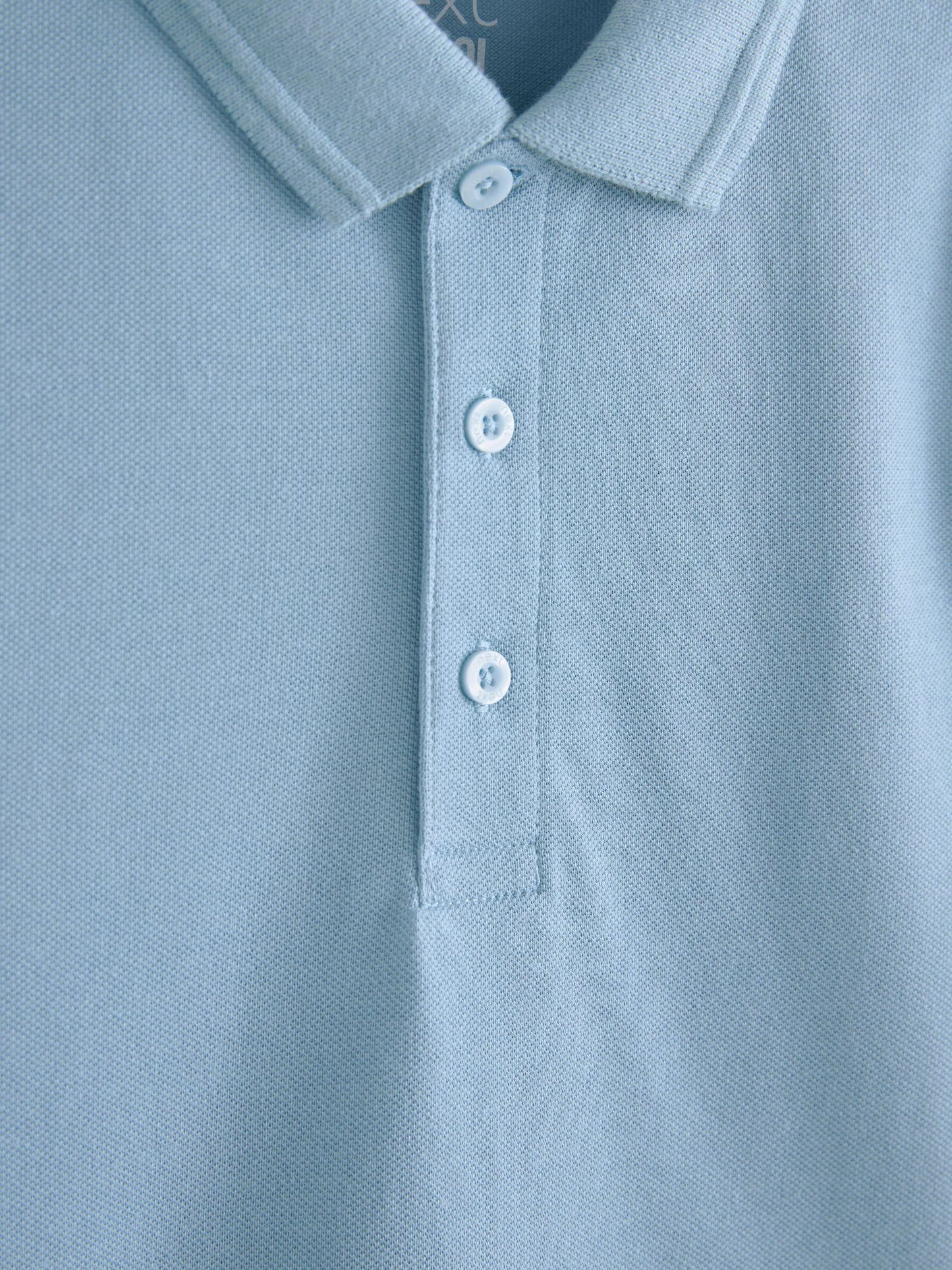 Dsiney Kidz - Blue Regular Fit Cotton School Short Sleeve Polo Shirts 2 Pack (3-16yrs) image 3