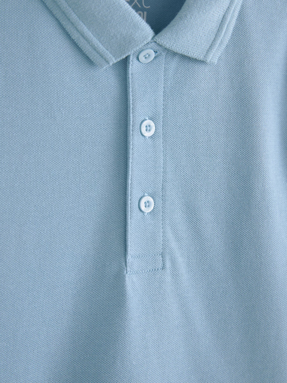 Dsiney Kidz - Blue Regular Fit Cotton School Short Sleeve Polo Shirts 2 Pack (3-16yrs) image 3