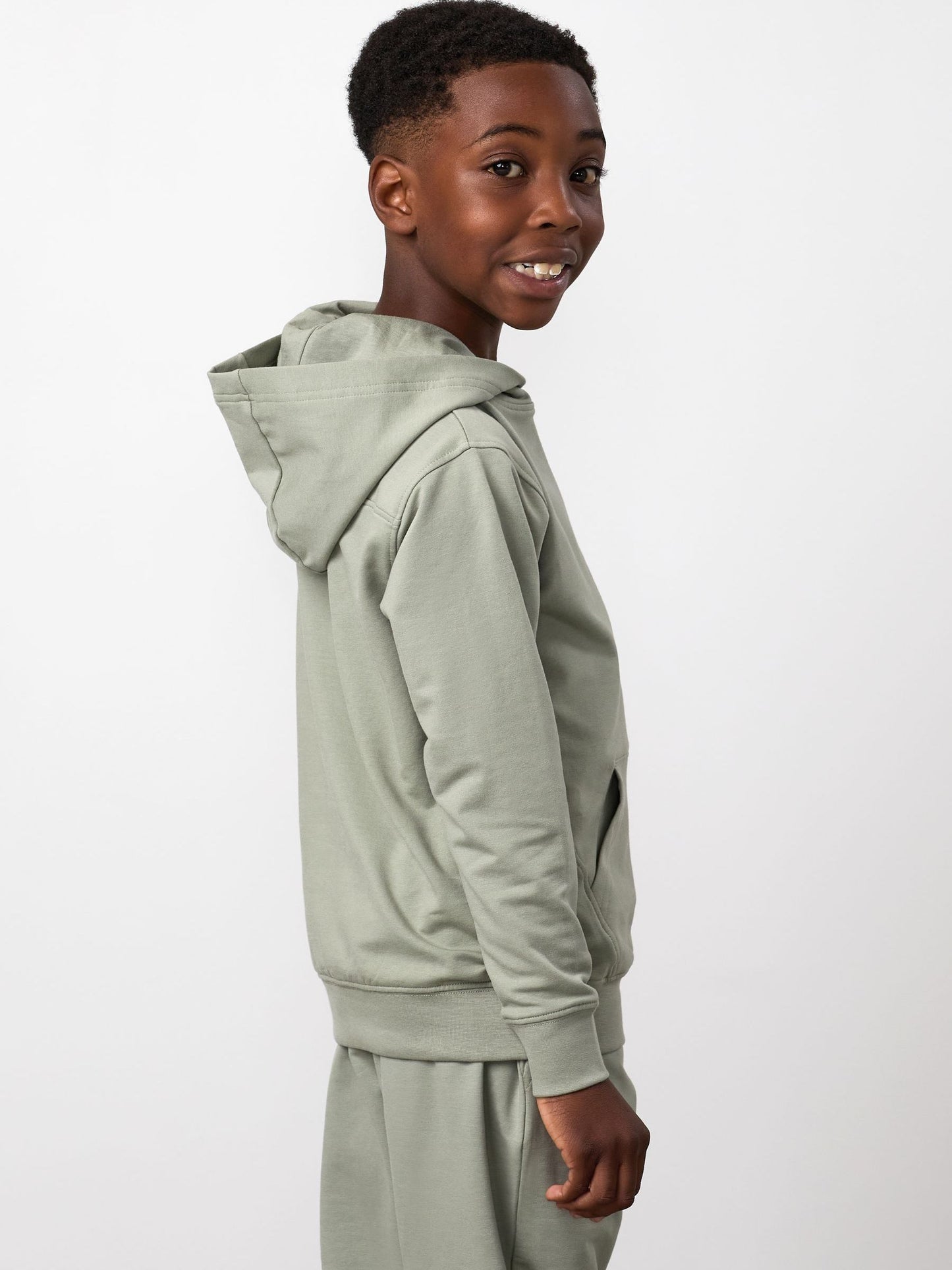 Dsiney Kidz - Gym King Green Victory Loopback Hoodie image 2