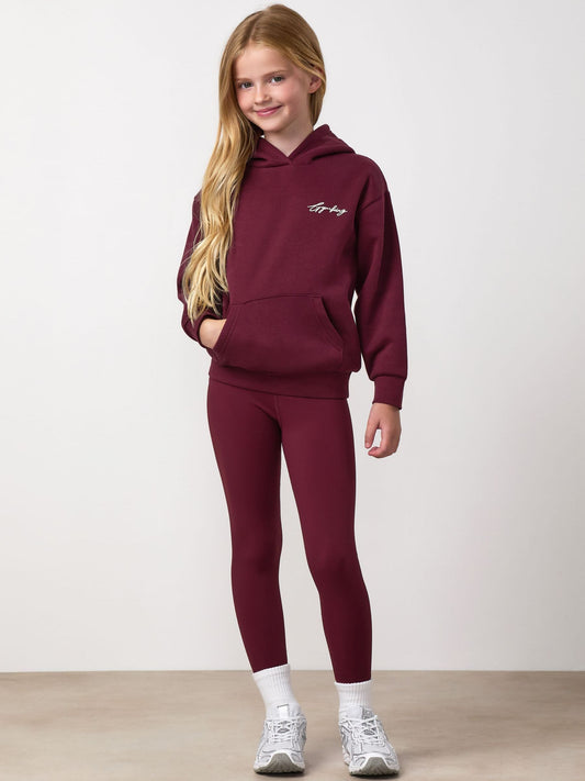 Dsiney Kidz - Gym King Red Script Relaxed Fit Hoodie image 1
