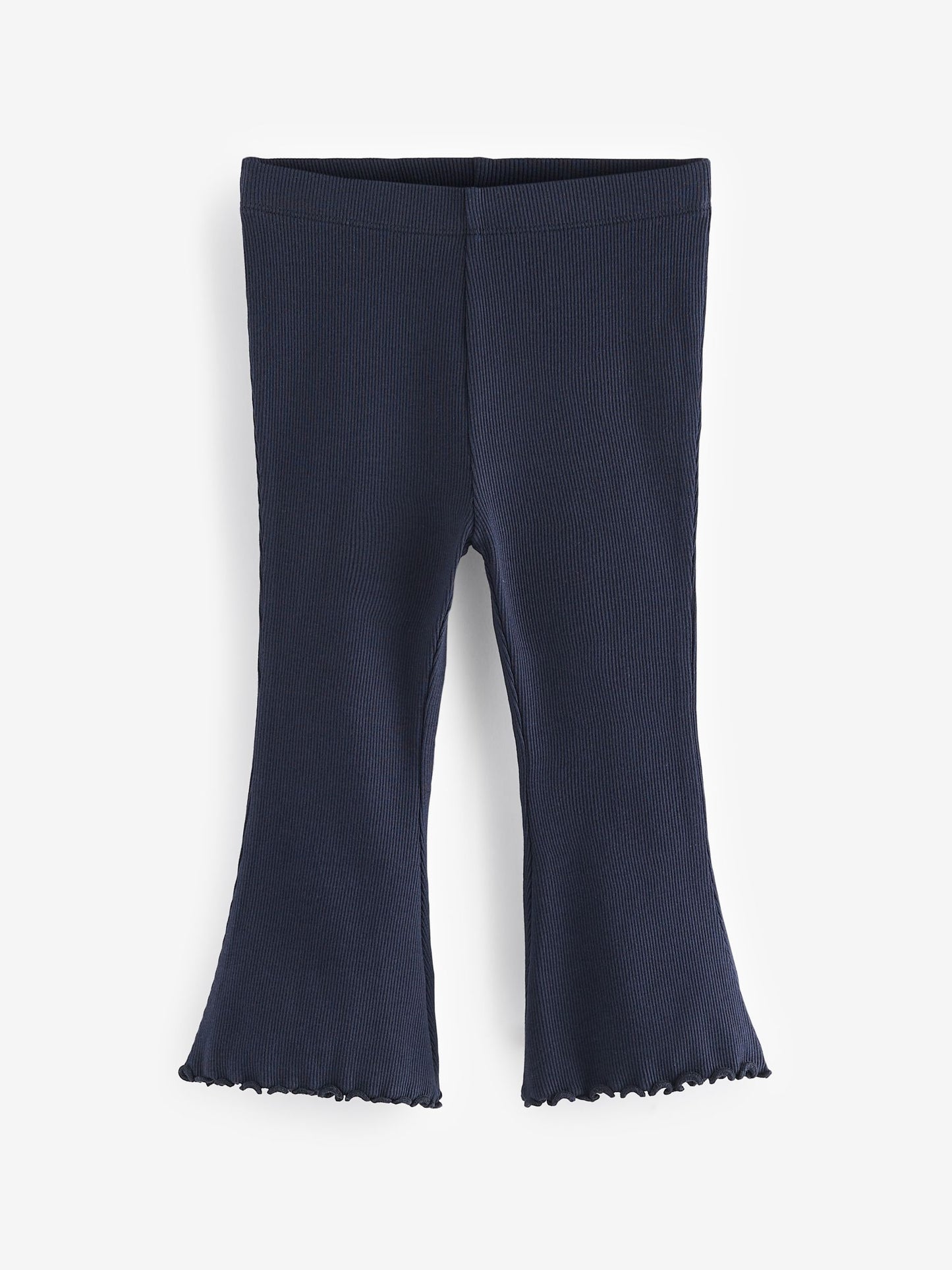 Navy Rib Flare Leggings (3mths-7yrs) image 5