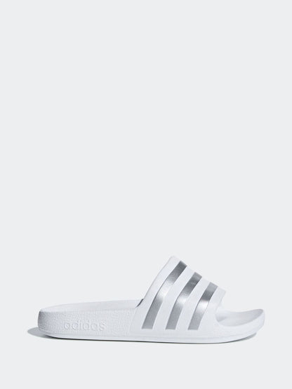 adidas White Adilette Kids Swim Sandals image 1
