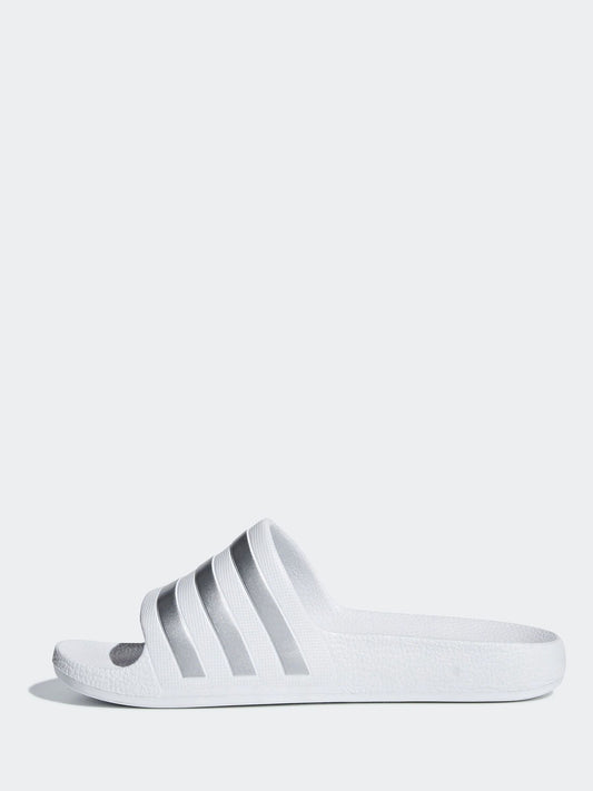 adidas White Adilette Kids Swim Sandals image 2