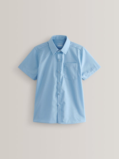 Dsiney Kidz - Blue Regular Fit Short Sleeve School 2 Pack Shirts (3-17yrs) image 2