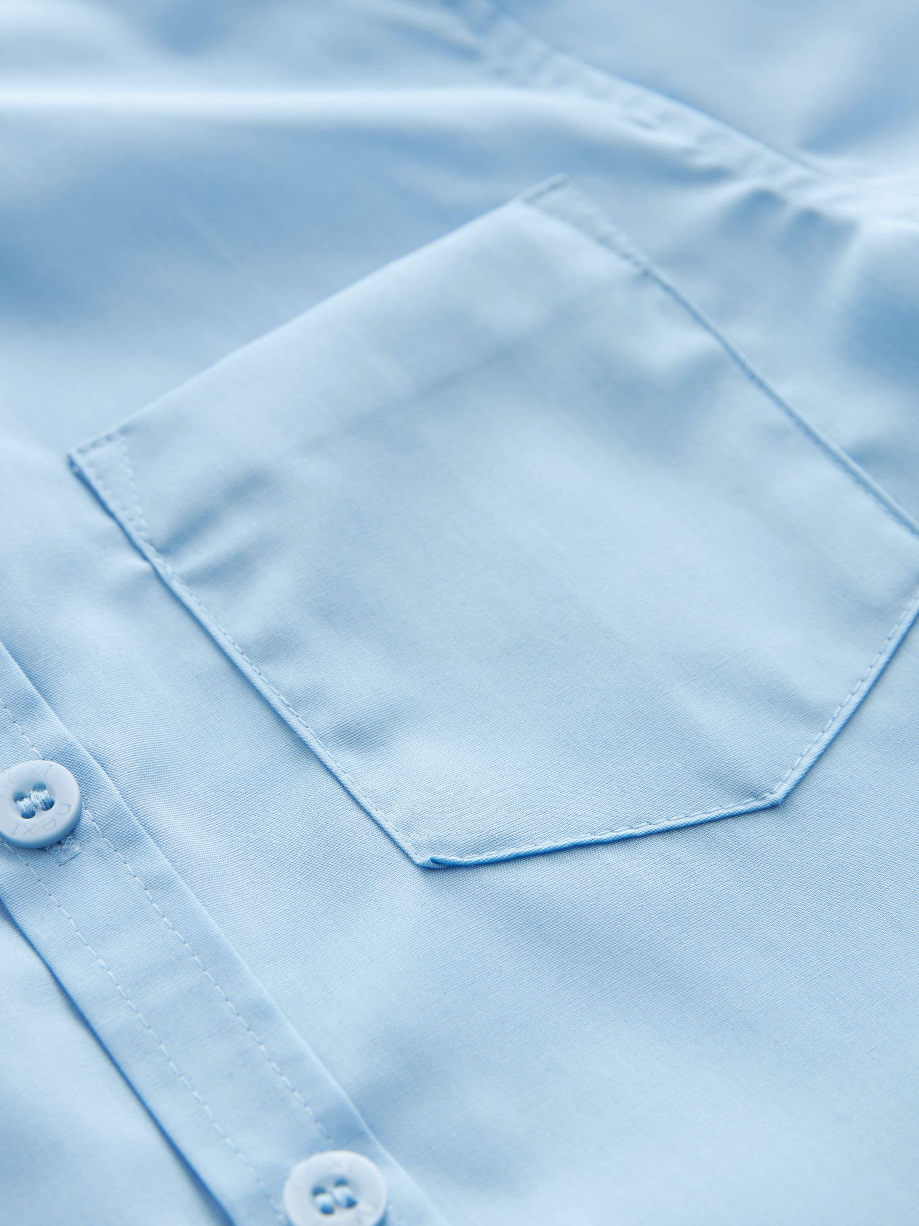 Dsiney Kidz - Blue Regular Fit Short Sleeve School 2 Pack Shirts (3-17yrs) image 6