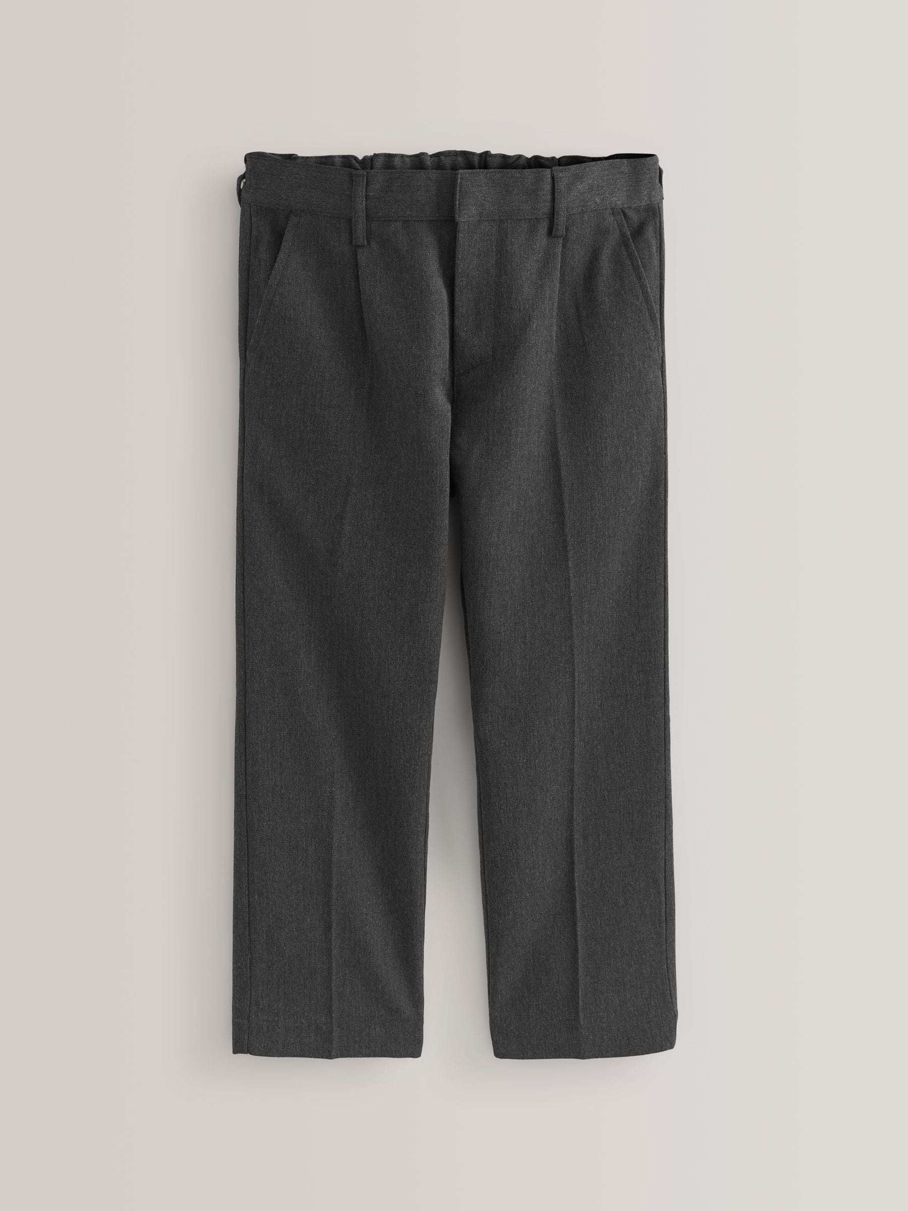 Dsiney Kidz - Grey Plus Waist School Pleat Front Trousers (3-17yrs) image 1