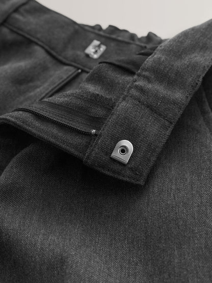 Dsiney Kidz - Grey Plus Waist School Pleat Front Trousers (3-17yrs) image 3