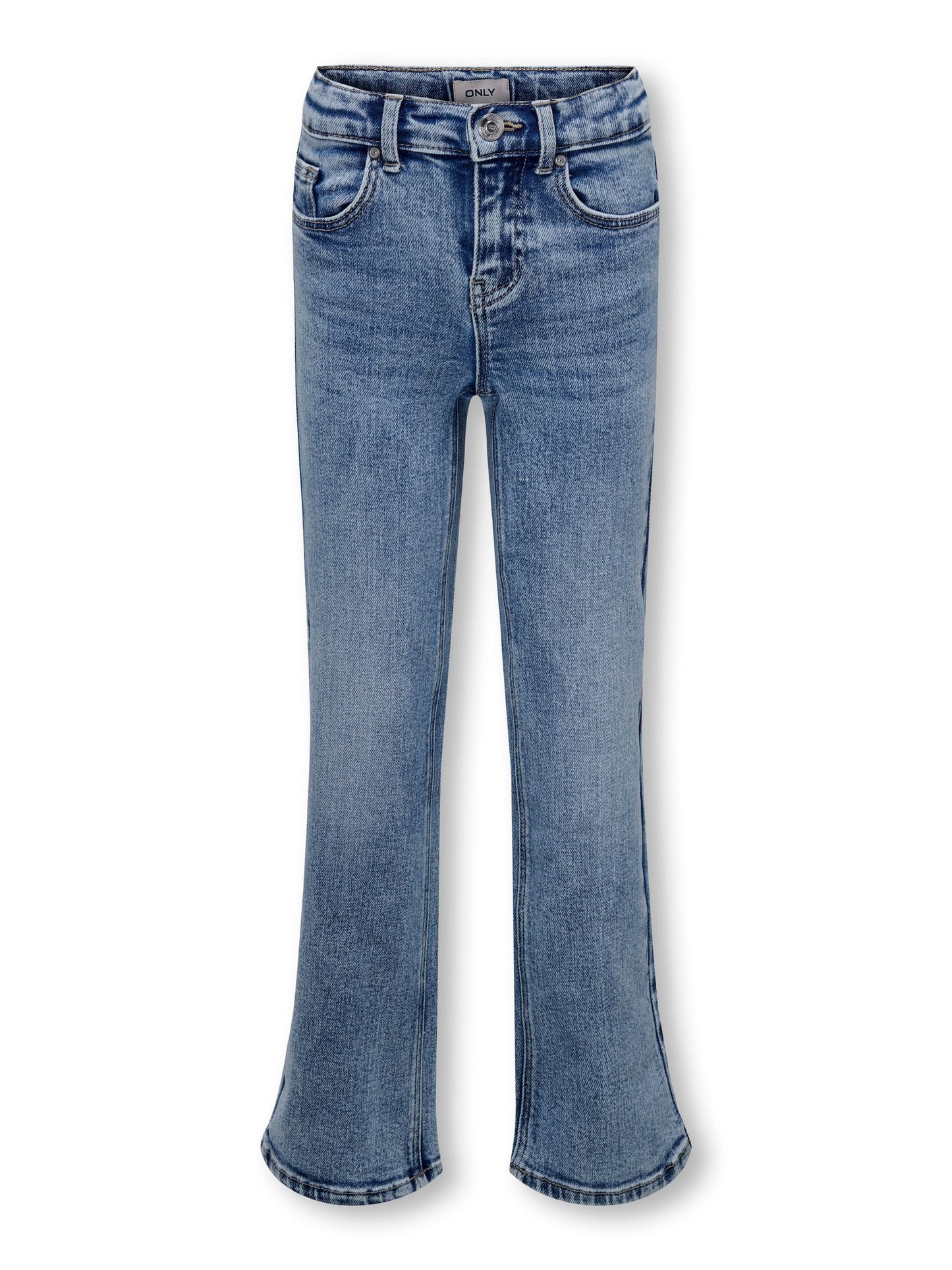 Dsiney Kidz - ONLY KIDS Light Blue Straight Leg Adjustable Waist Jeans With Comfort Stretch image 4