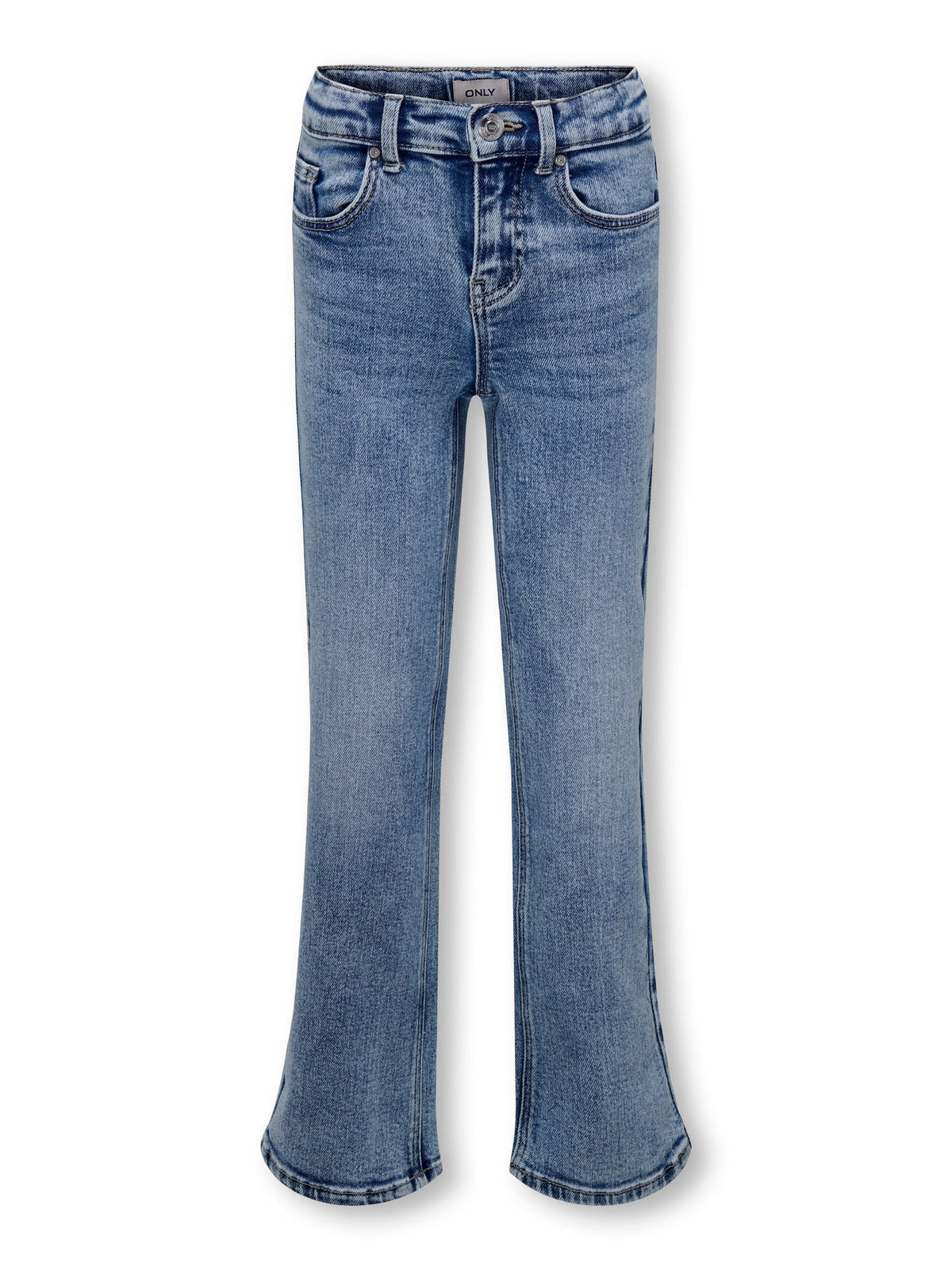 Dsiney Kidz - ONLY KIDS Light Blue Straight Leg Adjustable Waist Jeans With Comfort Stretch image 4