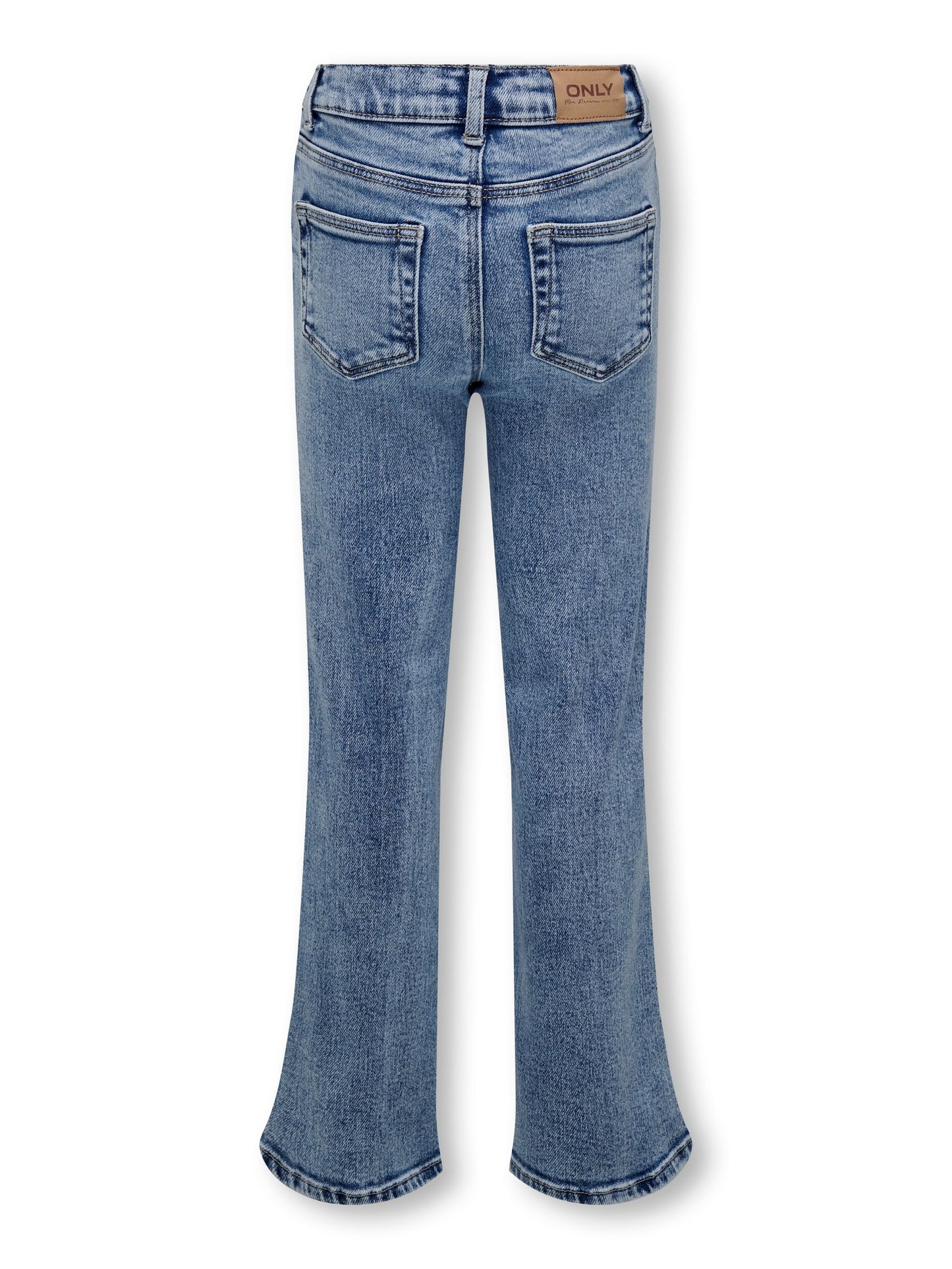 Dsiney Kidz - ONLY KIDS Light Blue Straight Leg Adjustable Waist Jeans With Comfort Stretch image 5