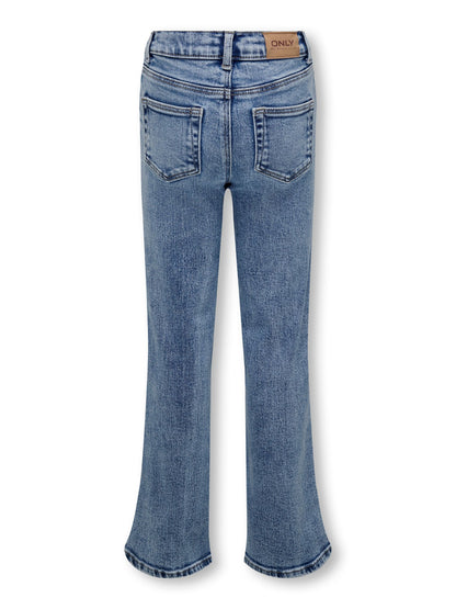 Dsiney Kidz - ONLY KIDS Light Blue Straight Leg Adjustable Waist Jeans With Comfort Stretch image 5