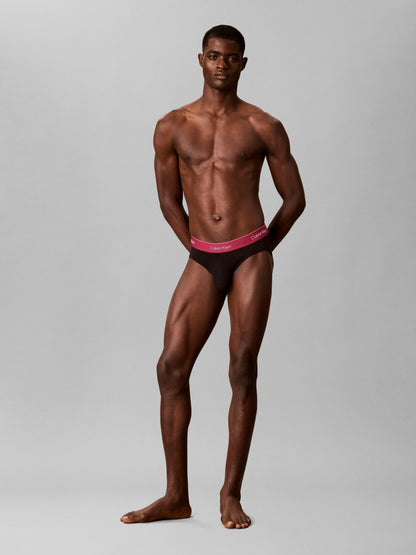 Dsiney Kidz - Calvin Klein Blue/White/Red Hip Briefs 3 Pack image 2