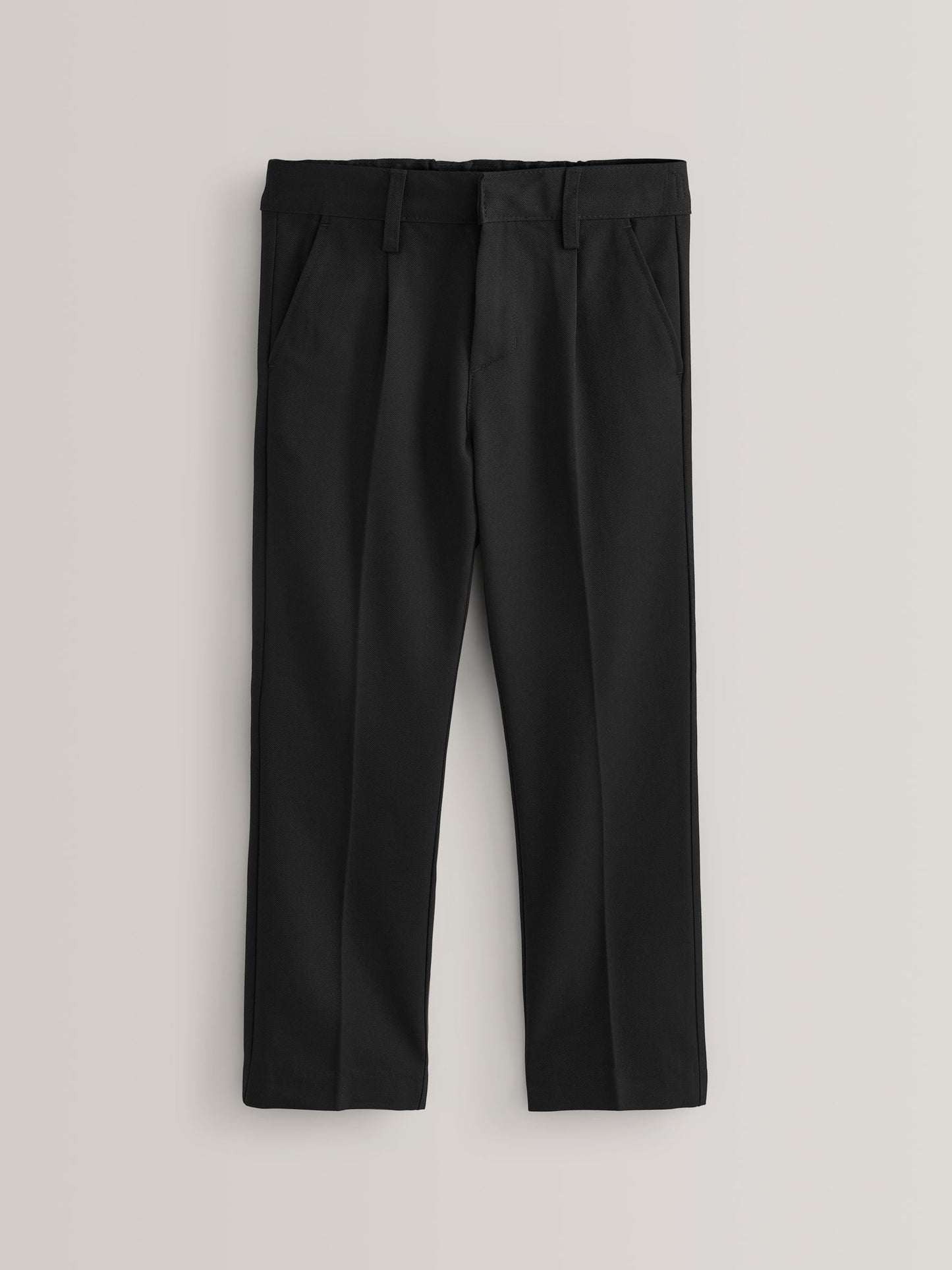 Dsiney Kidz - Black Regular Waist School Pleat Front Trousers (3-17yrs) image 1
