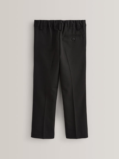 Dsiney Kidz - Black Regular Waist School Pleat Front Trousers (3-17yrs) image 6