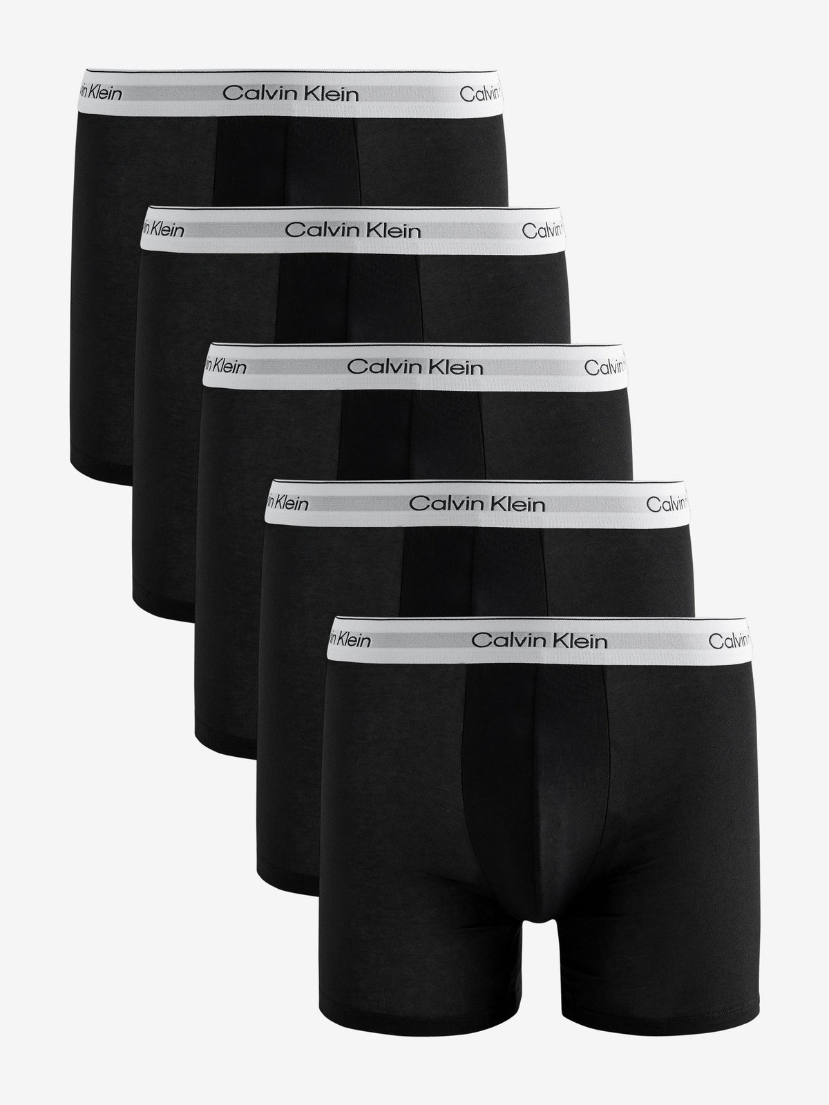 Dsiney Kidz - Calvin Klein Black/White Icon Cotton Stretch Boxer Trunks Set image 1