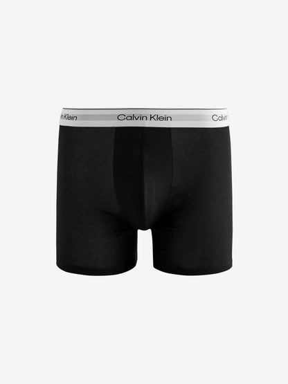 Dsiney Kidz - Calvin Klein Black/White Icon Cotton Stretch Boxer Trunks Set image 3