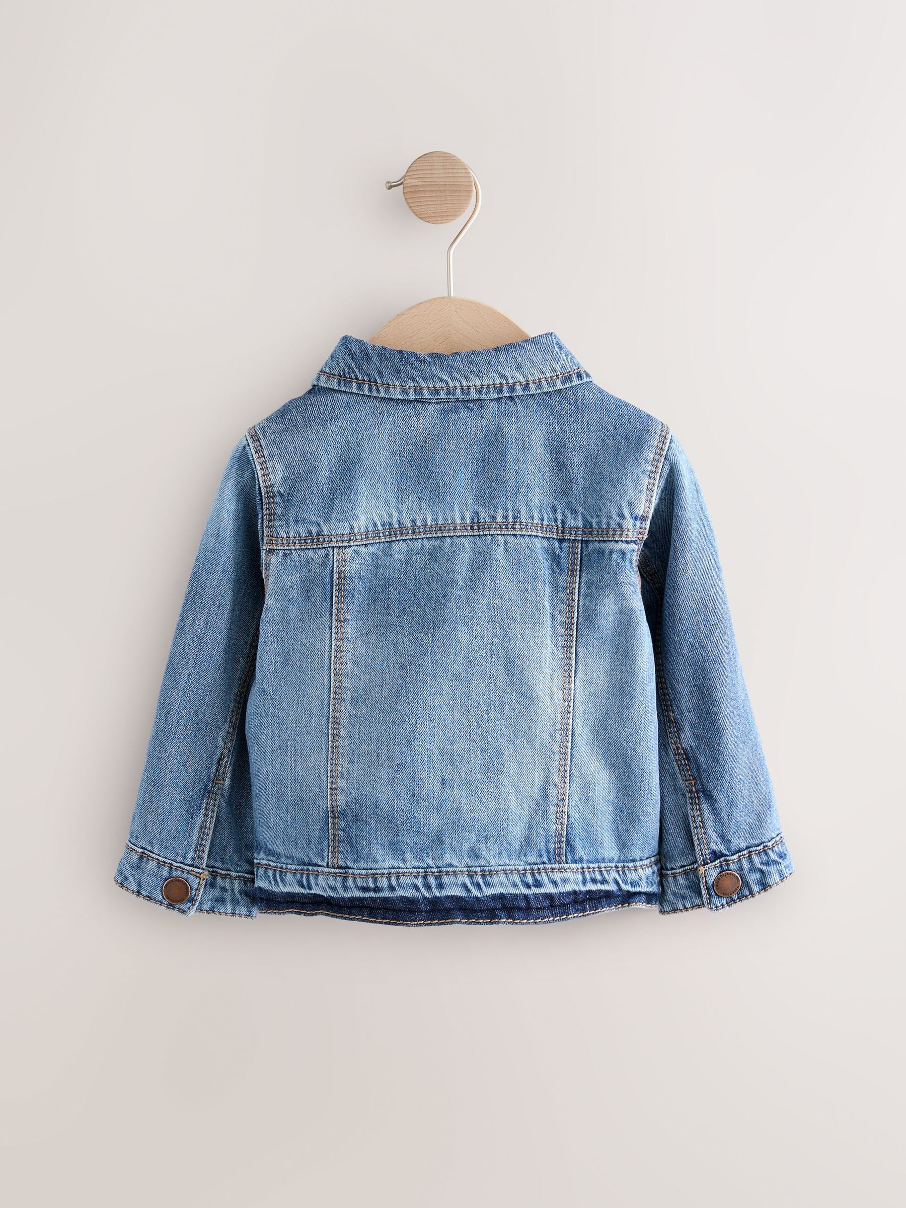 Dsiney Kidz - Mid Blue Denim Western 100% Cotton Jacket (3mths-7yrs) image 5