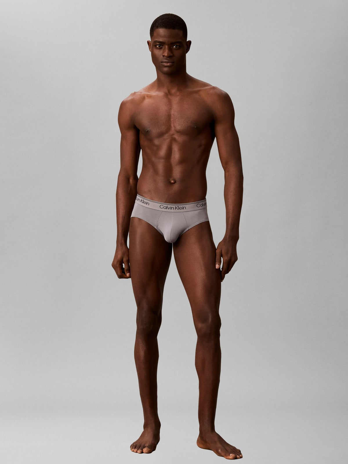 Dsiney Kidz - Calvin Klein Blue Hip Briefs 3 Pack - Microfibre Stretch image 4
