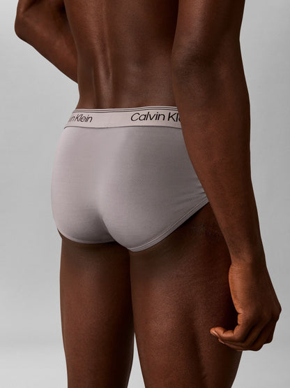 Dsiney Kidz - Calvin Klein Blue Hip Briefs 3 Pack - Microfibre Stretch image 5