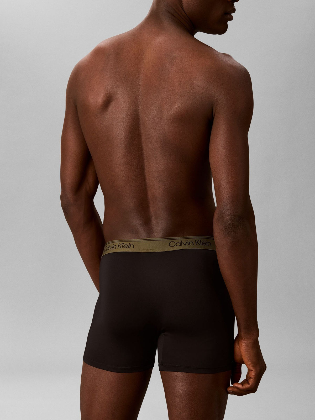 Dsiney Kidz - Calvin Klein Black/Green/Orange Boxer Briefs 3 Pack - Microfibre Stretch image 4