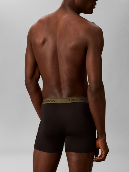 Dsiney Kidz - Calvin Klein Black/Green/Orange Boxer Briefs 3 Pack - Microfibre Stretch image 4