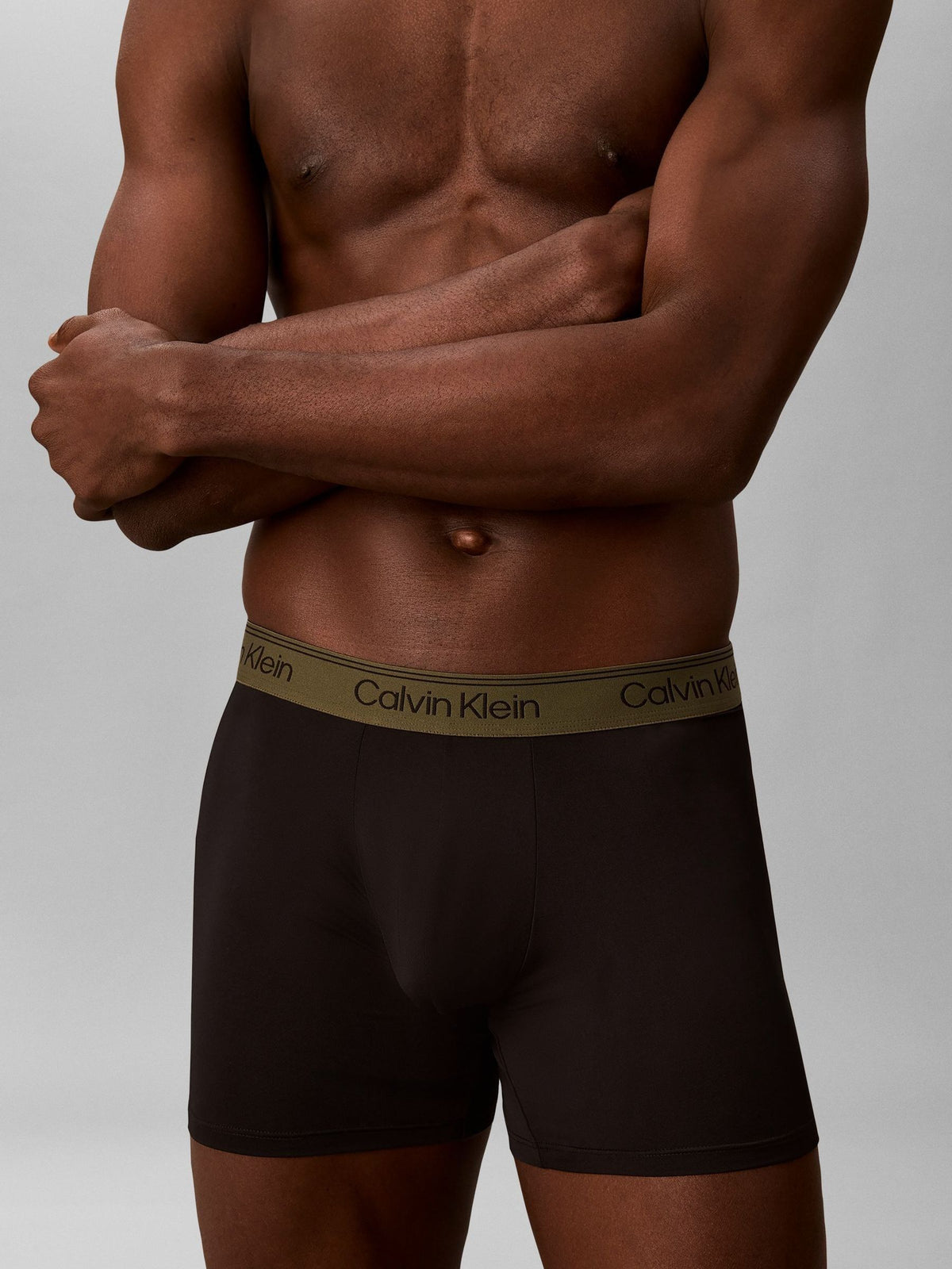 Dsiney Kidz - Calvin Klein Black/Green/Orange Boxer Briefs 3 Pack - Microfibre Stretch image 6