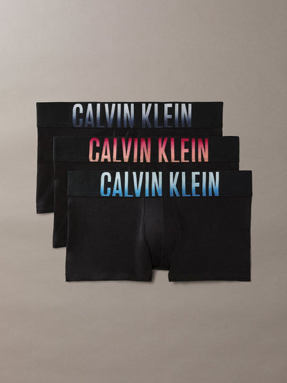 Dsiney Kidz - Calvin Klein Grey/Red/Blue Graphic Monogram Cotton Stretch Trunks 3 Pack image 1