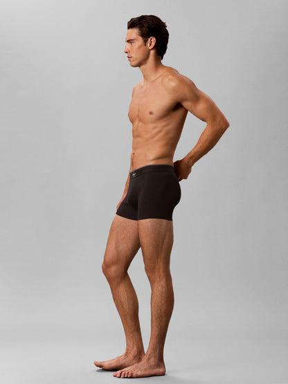 Dsiney Kidz - Calvin Klein Black Graphic Monogram Cotton Stretch Trunks 3 Pack image 2