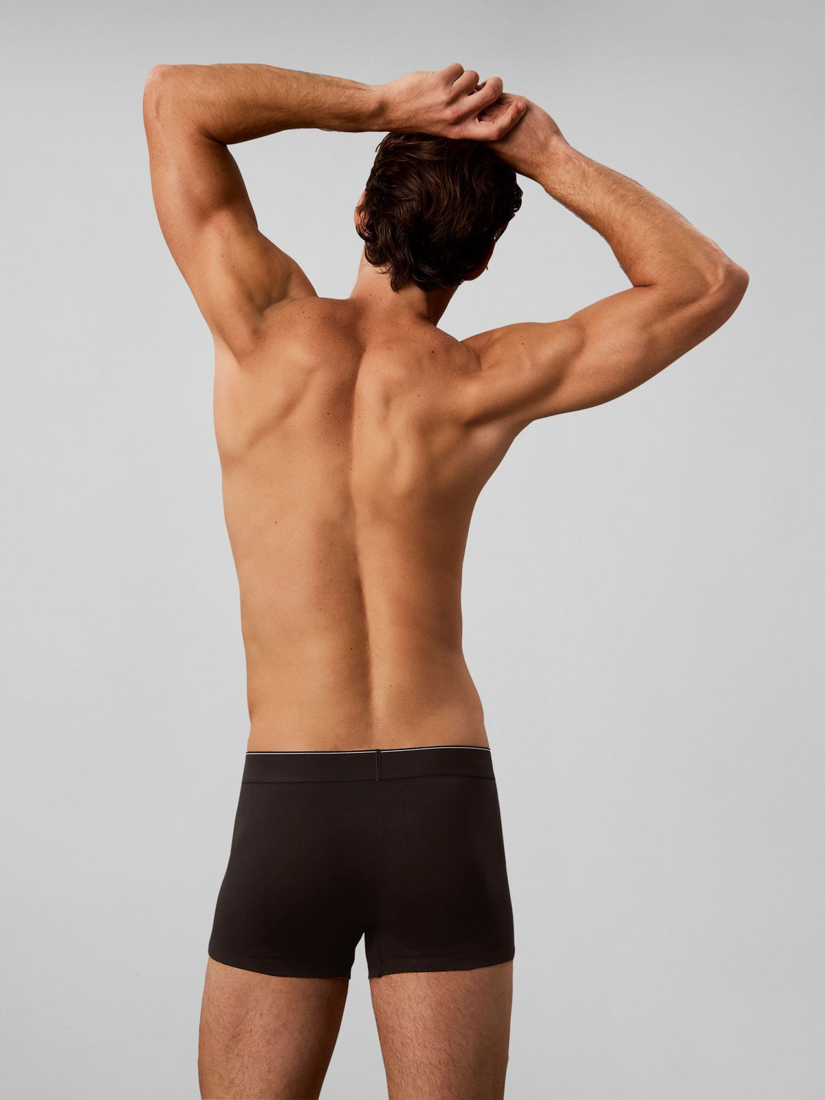 Dsiney Kidz - Calvin Klein Black Graphic Monogram Cotton Stretch Trunks 3 Pack image 5