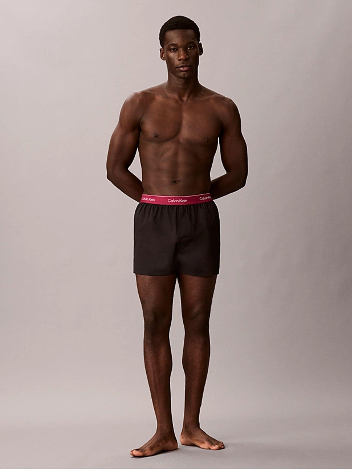 Dsiney Kidz - Calvin Klein Red Slim Icon Cotton Stretch Boxers 3 Pack image 4