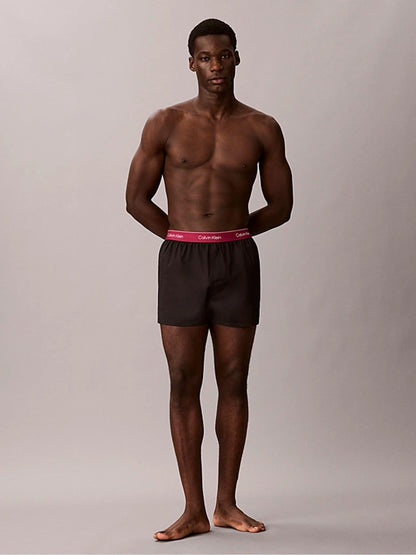 Dsiney Kidz - Calvin Klein Red Slim Icon Cotton Stretch Boxers 3 Pack image 4