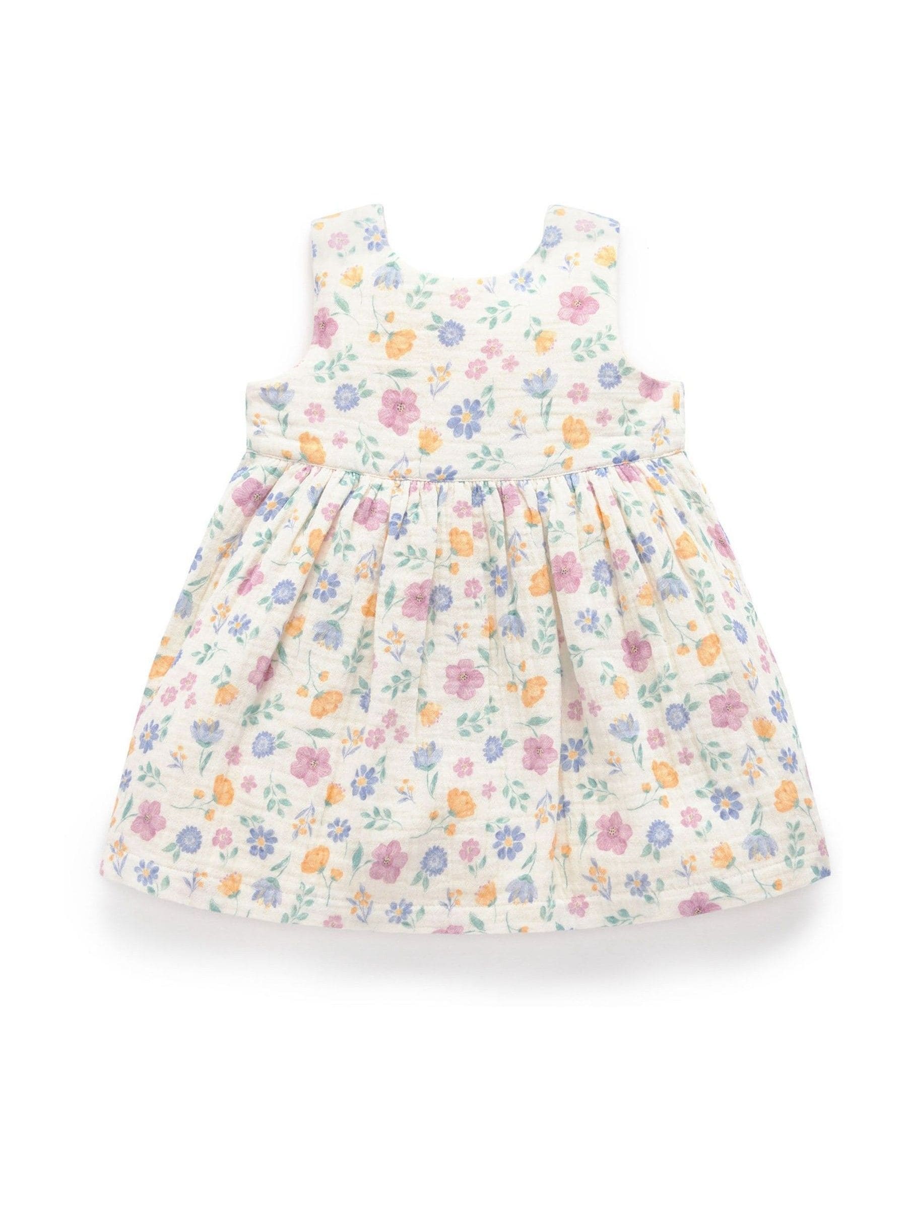 Purebaby Pink Sofia Bow Dress image 5