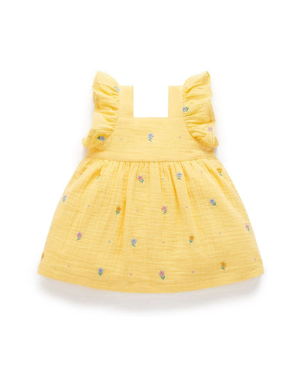 Purebaby Yellow Daisy Dress image 3