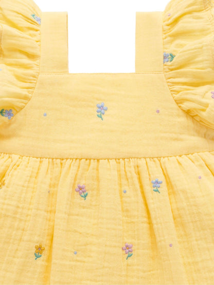 Purebaby Yellow Daisy Dress image 4