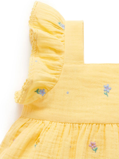 Purebaby Yellow Daisy Dress image 5