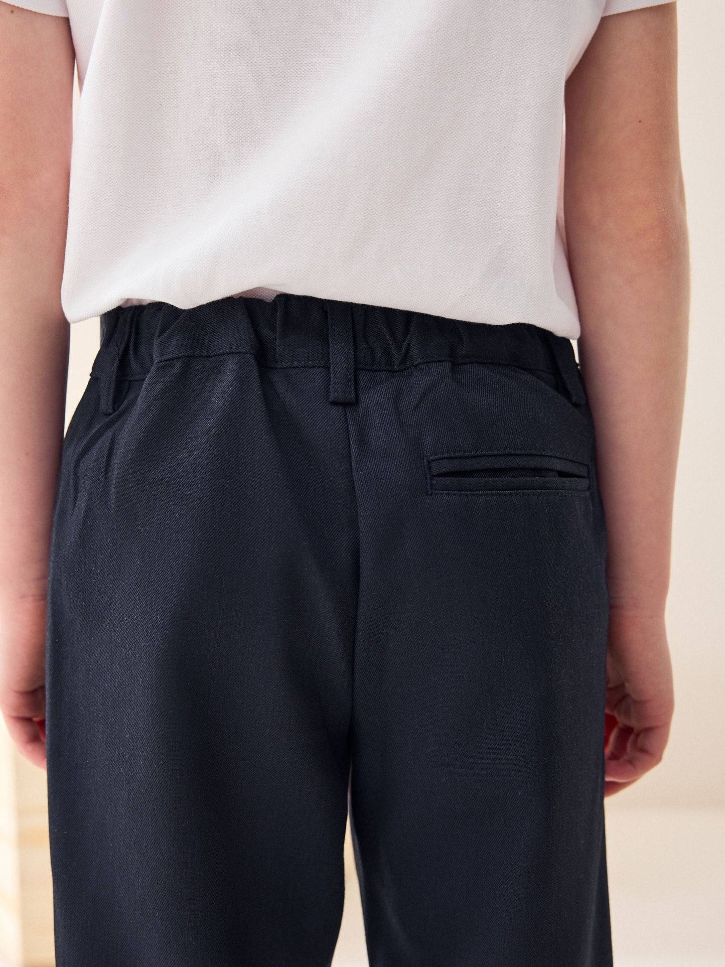 Dsiney Kidz - Navy Regular Waist Straight Leg School Trousers (3-17yrs) image 6