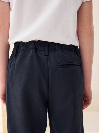 Dsiney Kidz - Navy Regular Waist Straight Leg School Trousers (3-17yrs) image 6