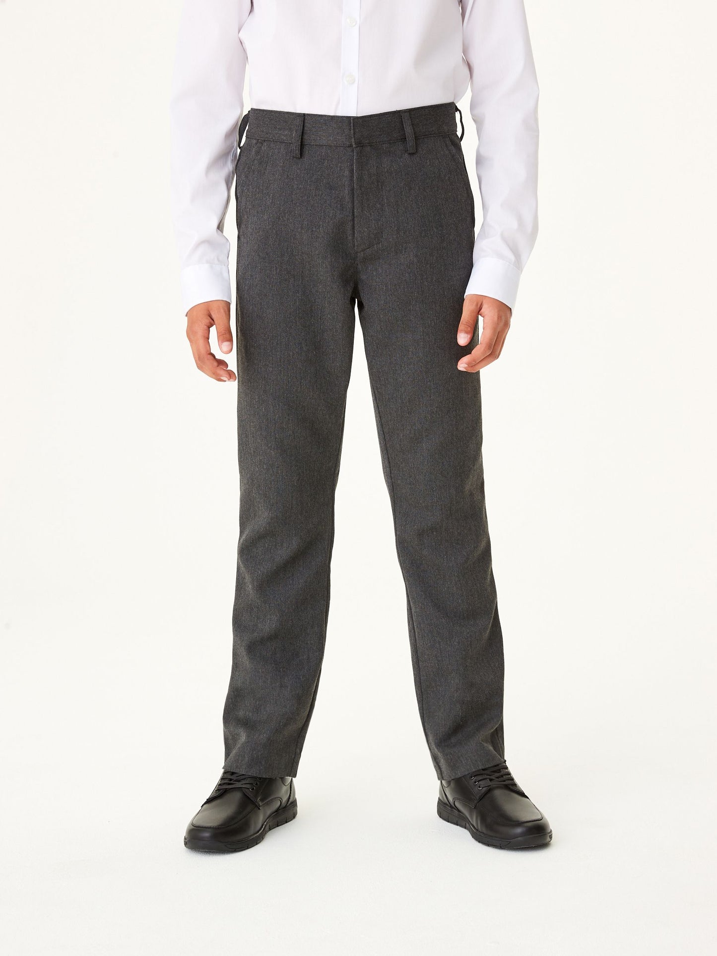 Dsiney Kidz - Grey Regular Waist Straight Leg School Trousers (3-17yrs) image 2